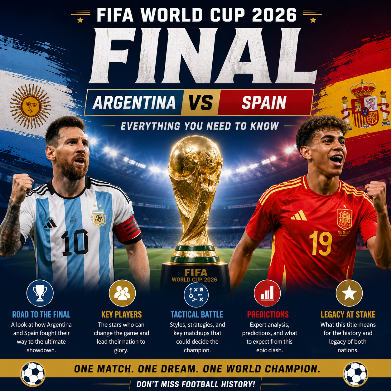 FIFA World Cup 2026 Final: Argentina vs Spain – Everything You Need to Know